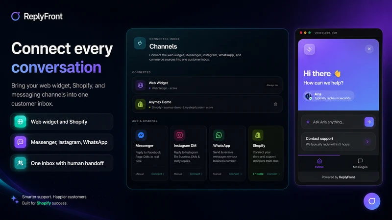 ReplyFront AI Chat & Helpdesk