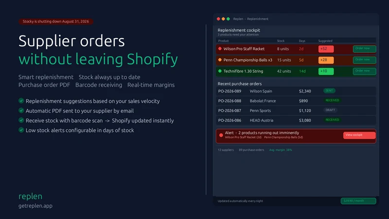 Replen: Inventory & POs
