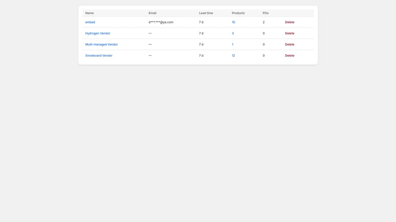 Replen: Inventory & POs