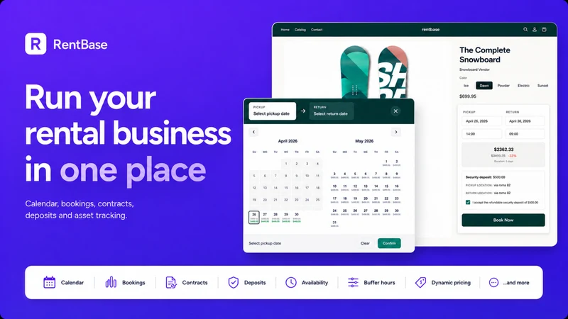 RentBase: Rental Bookings