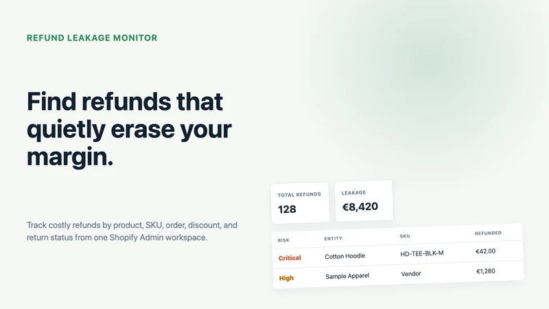 LeakScout Refund Monitor