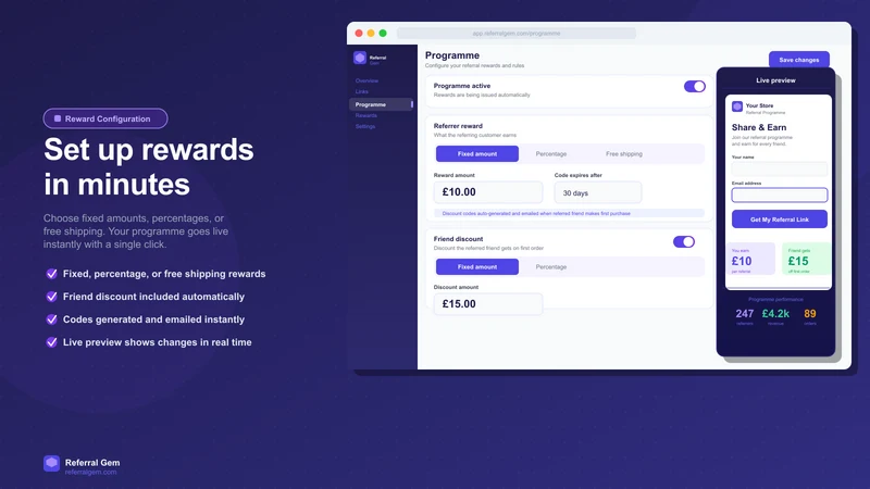 Referral Gem ‑ Refer a Friend