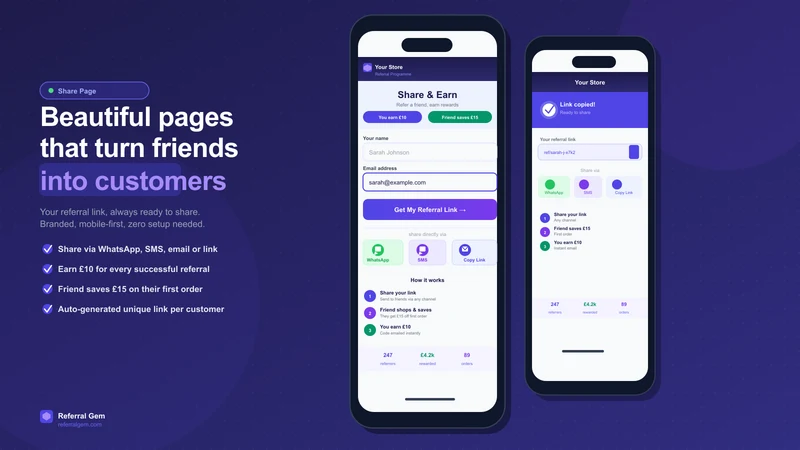 Referral Gem ‑ Refer a Friend