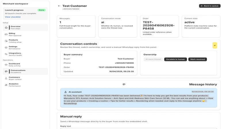Recete to save your customers