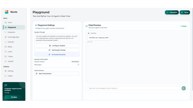 Ravvio: AI Customer Support