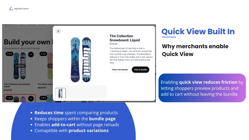 QVBundle: Quick View Bundle