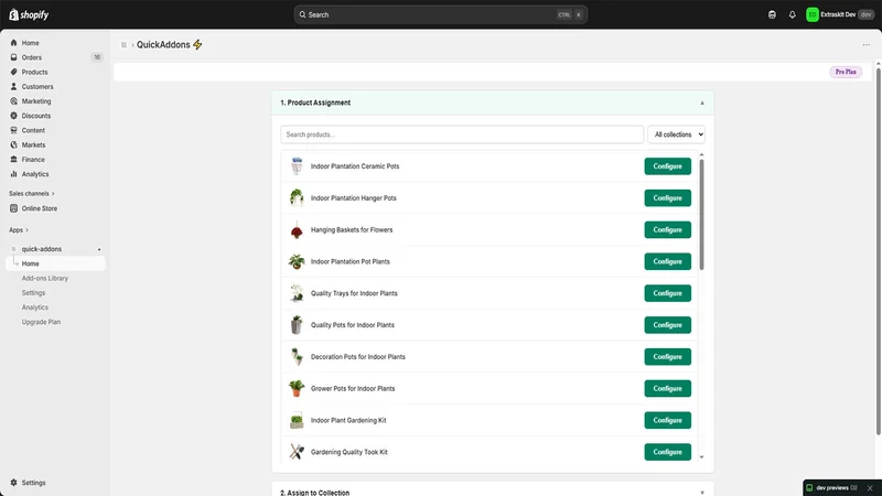 QuickAddons ‑ Product Add‑ons