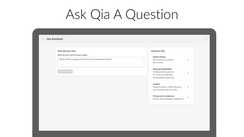 Qia ‑ AI Custom Report Agent