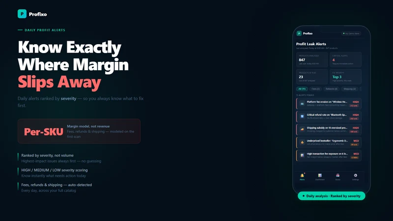 Profixo: Profit Analytics