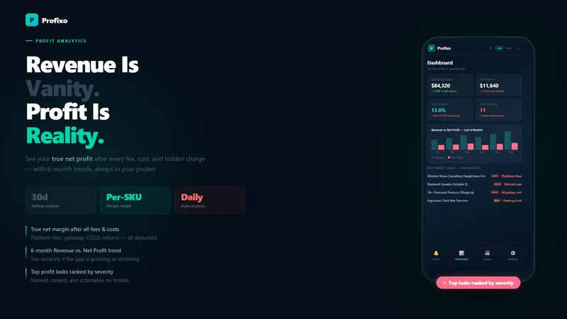 Profixo: Profit Analytics