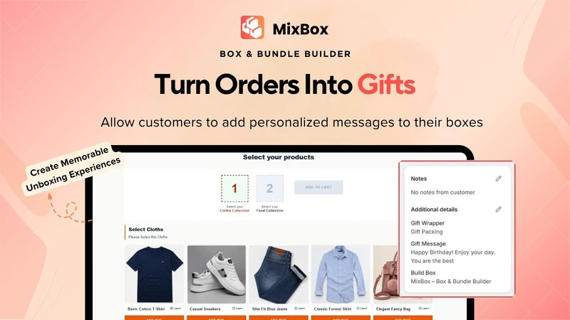 MixBox – Box & Bundle Builder