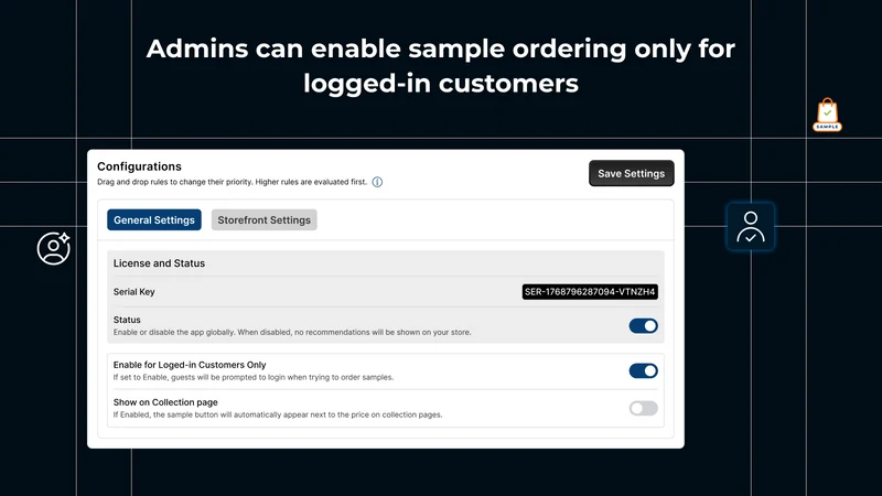 Milople Sample Order