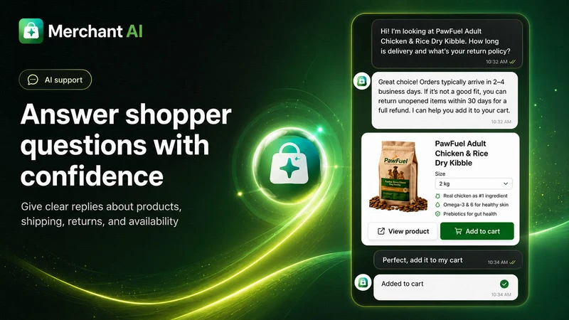 Merchant AI: Chatbots & Agents