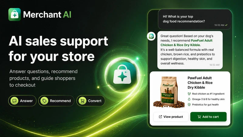 Merchant AI: Chatbots & Agents