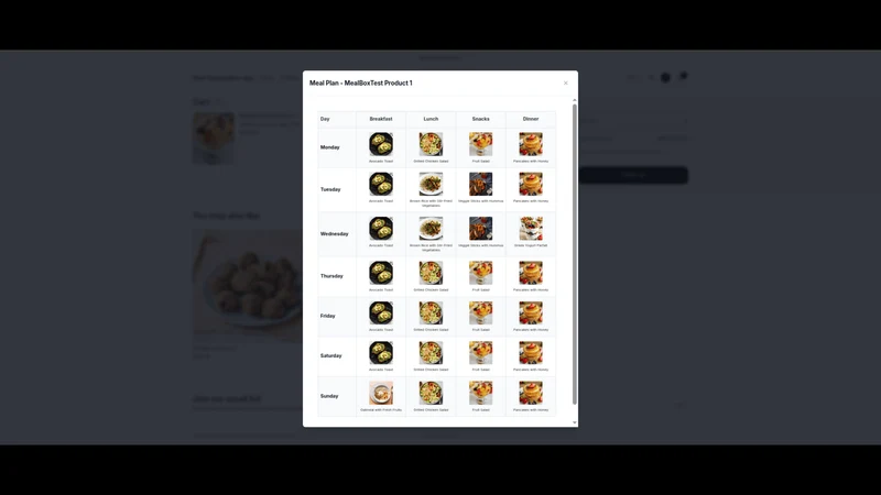 MealBox Subscription App