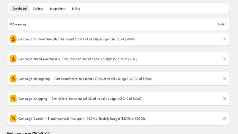 Marketing Pulse ‑ ROAS Tracker