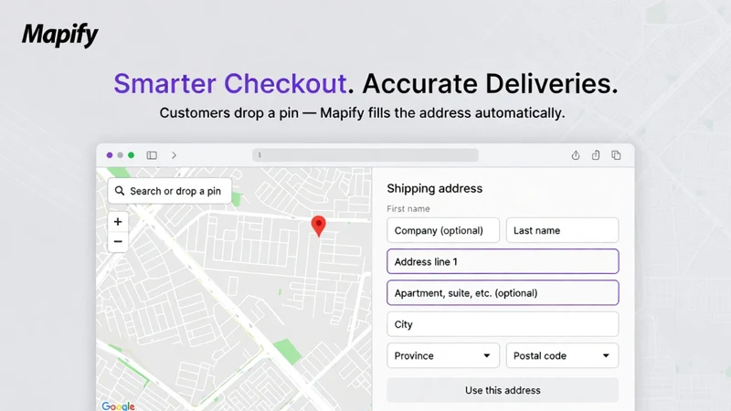 Mapify ‑ Order Map & Tracker