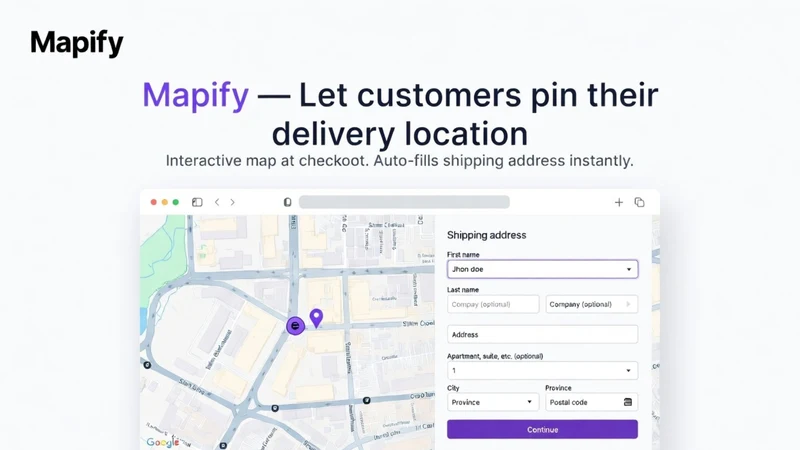 Mapify ‑ Order Map & Tracker