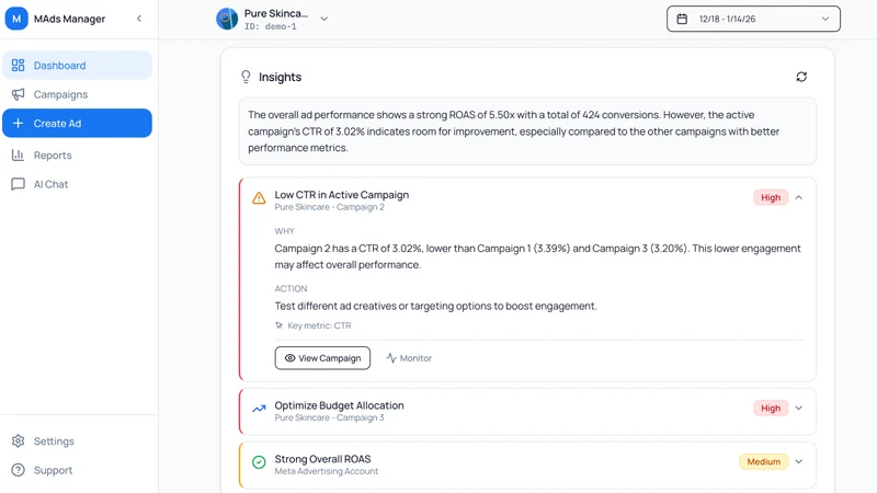 MAds: Meta Ad Control & Alerts