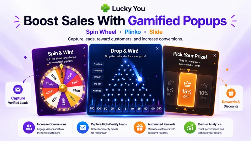 Lucky You: Email & Spin Wheel