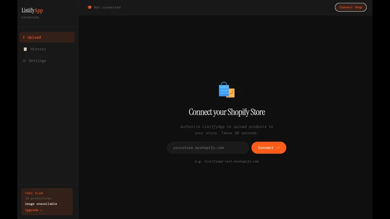 ListifyApp‒Bulk Product Upload