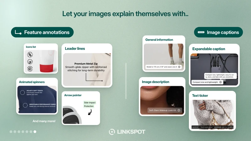 LinkSpot Shop the Look Hotspot