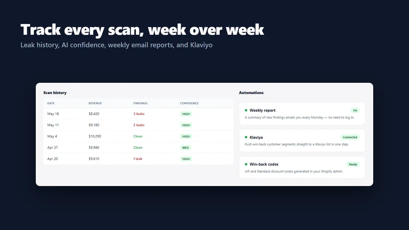 LeakSentry: Stop Revenue Leaks