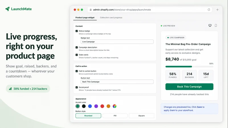 LM: Preorder & Crowdfunding