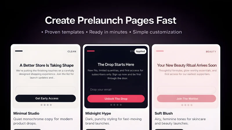 LaunchKit: Coming Soon Builder