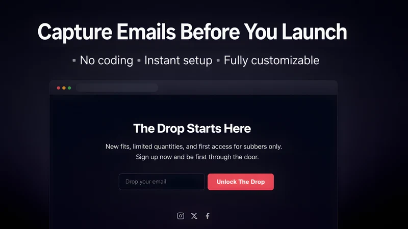 LaunchKit: Coming Soon Builder