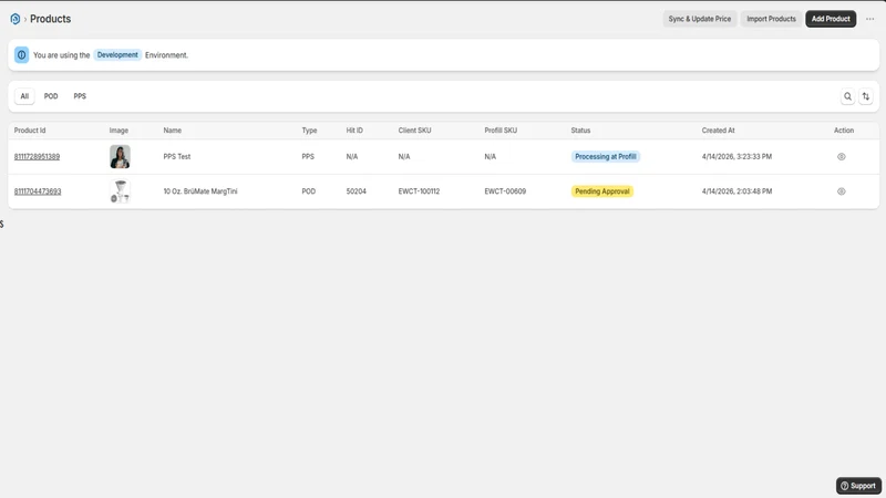 Profill 3PL Integration