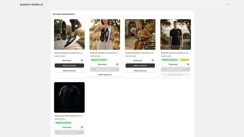 Product Studio AI