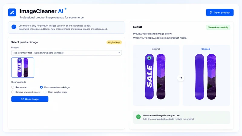 Image Cleaner AI
