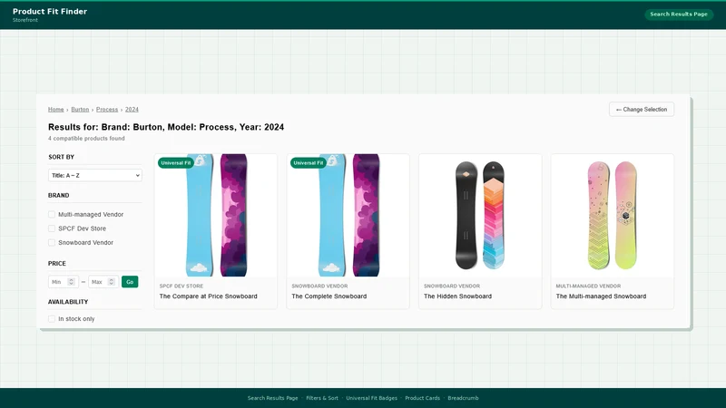 Codizex ‑ Product Fit Finder