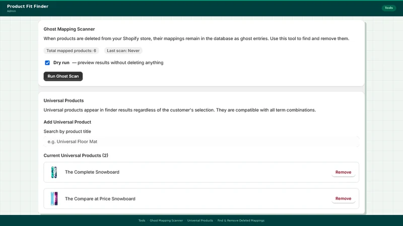Codizex ‑ Product Fit Finder