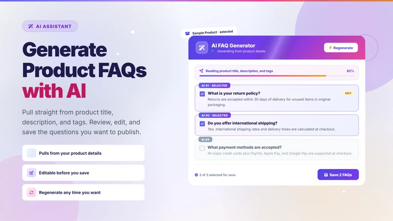 Product FAQ Generator ‑ OCS