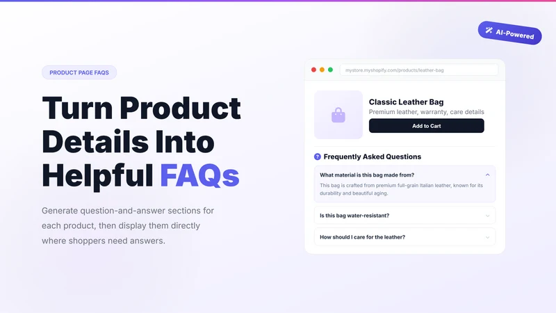 Product FAQ Generator ‑ OCS