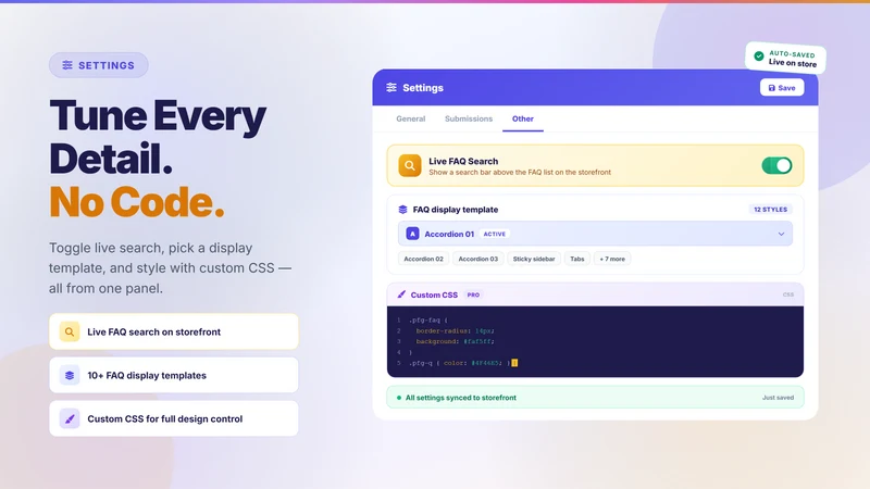 Product FAQ Generator ‑ OCS