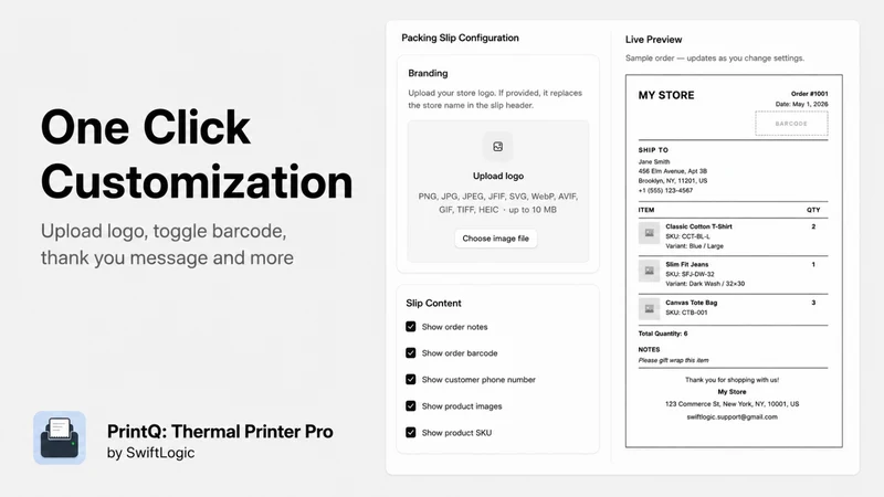 PrintQ: Thermal Printer Pro
