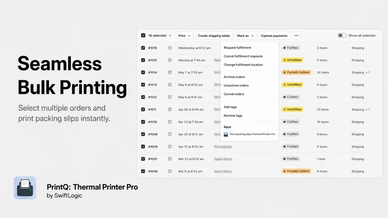 PrintQ: Thermal Printer Pro