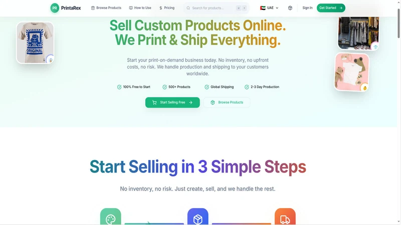 PrintaRex: Print on Demand