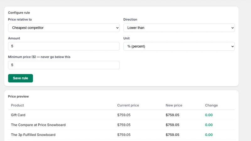 Price AI ‑ Dynamic Pricing
