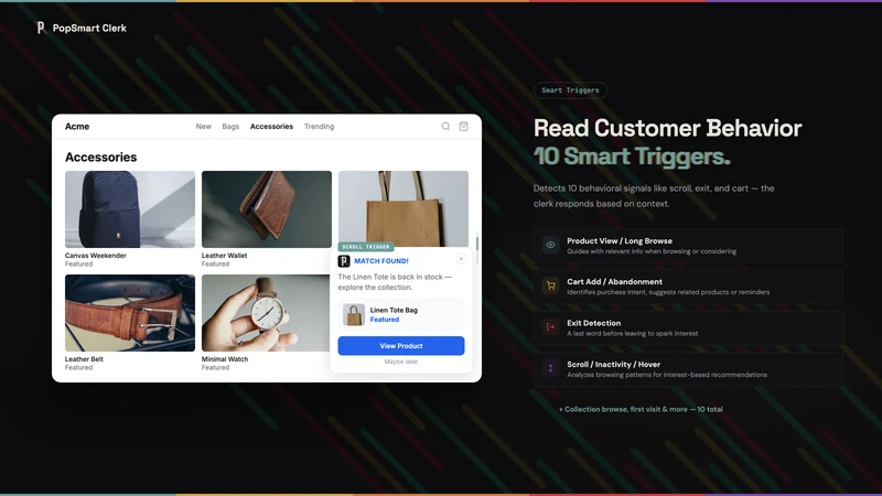 PopSmart AI Upsell & Bundles