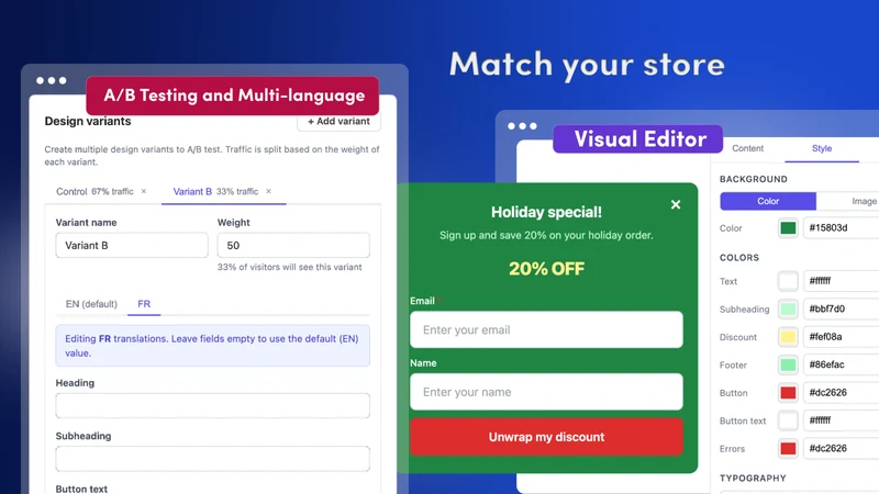 Poppy: Email Popup & Rewards