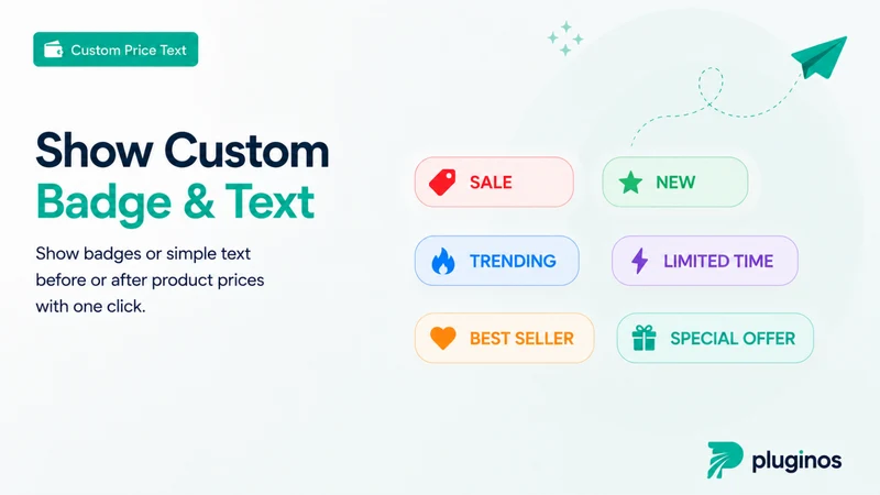 Pluginos Custom Price Text