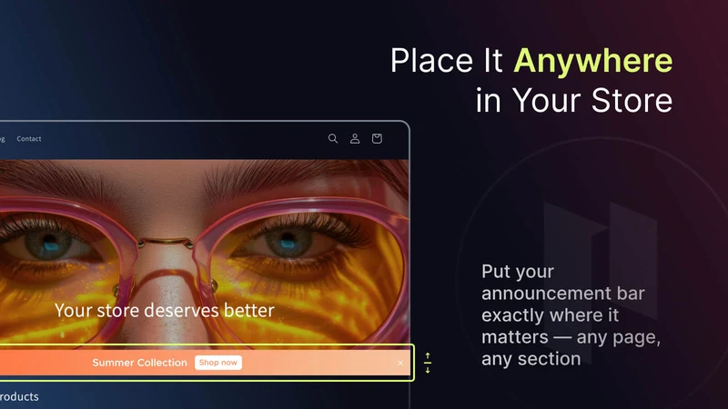 Pixotick Announcement Bar