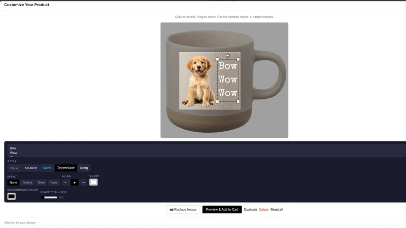 PixCustom: Product Customizer