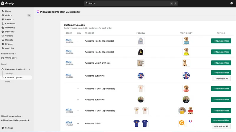 PixCustom: Product Customizer
