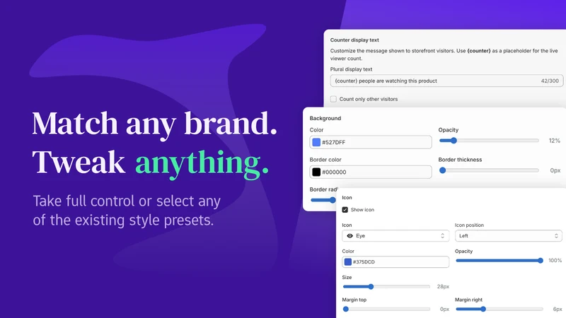 Pebbly: Live Visitor Counters