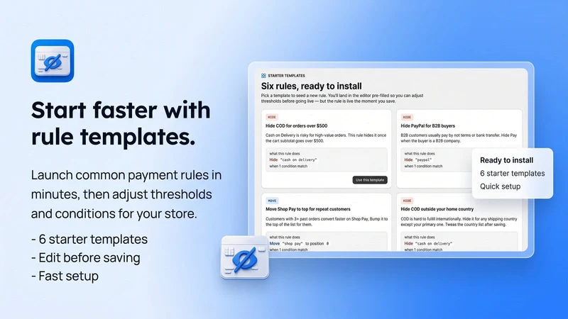 Paywire: Hide Payment Methods